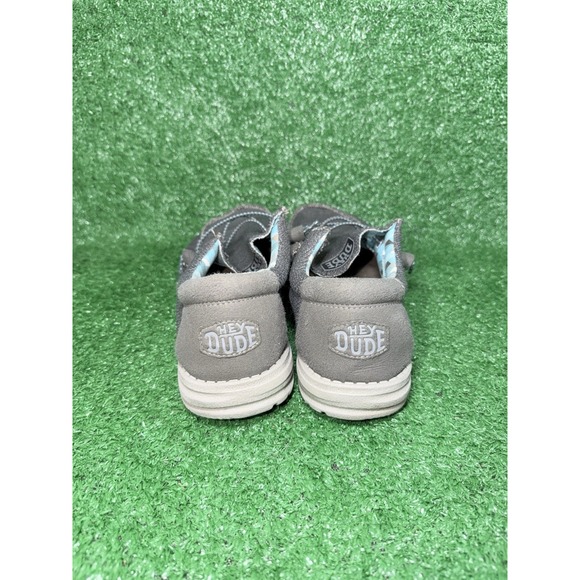 Hey Dude Wally Sox Shoes Mens Size 11 Gray Comfortable Slip On Sneaker Loafer - Picture 7 of 9